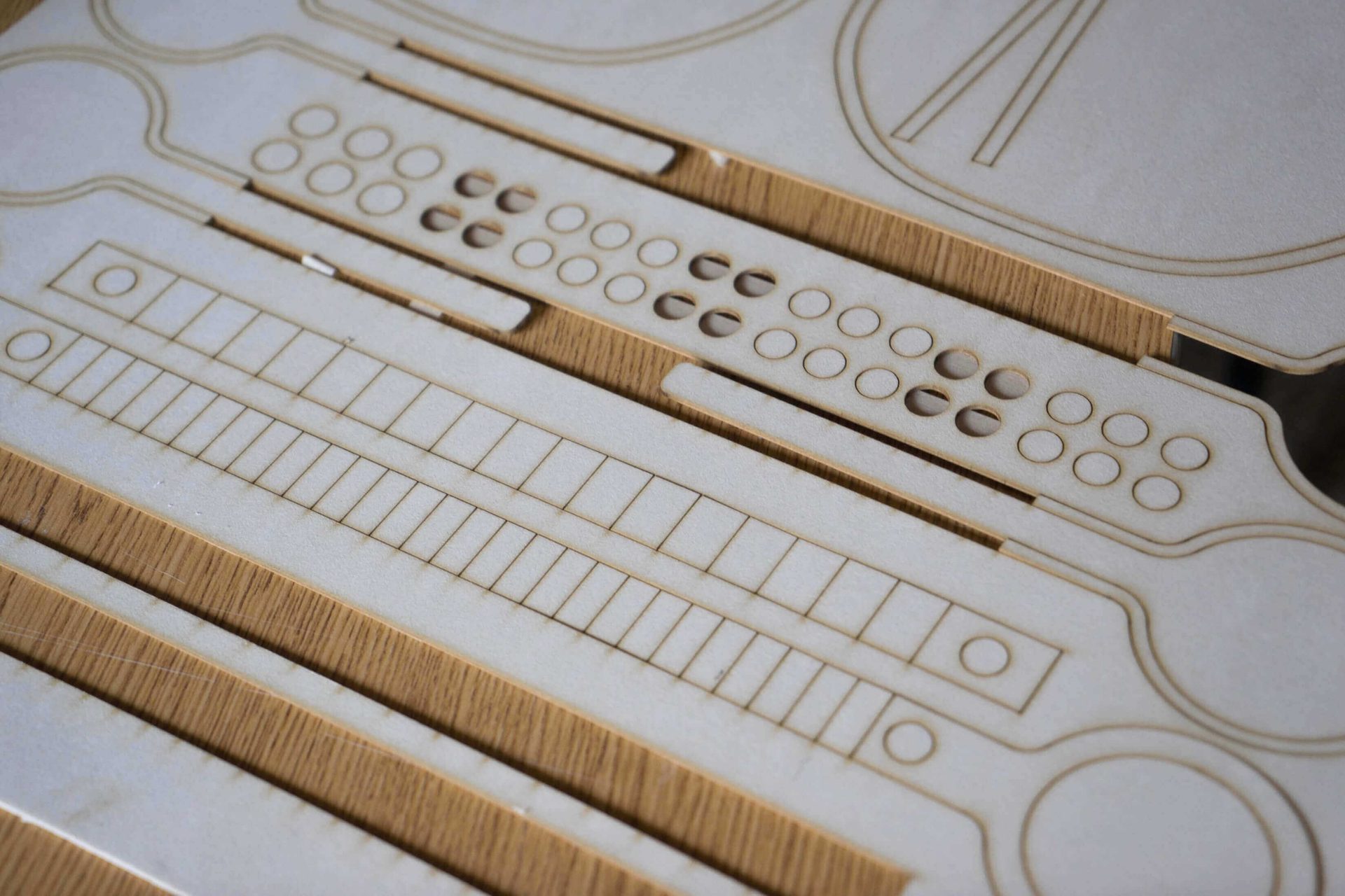 Laser-cut LOOP mechanism components